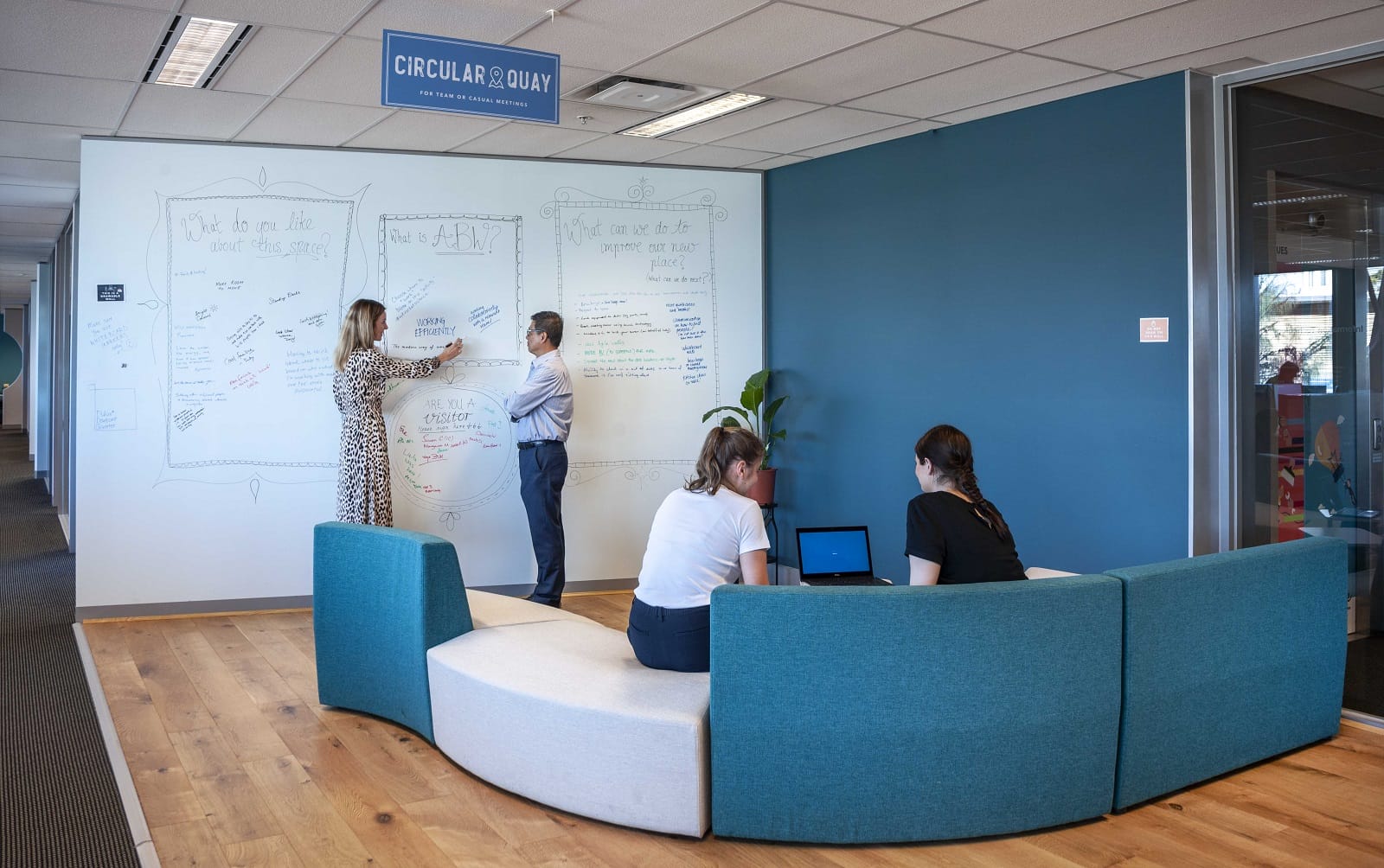 you design an office layout