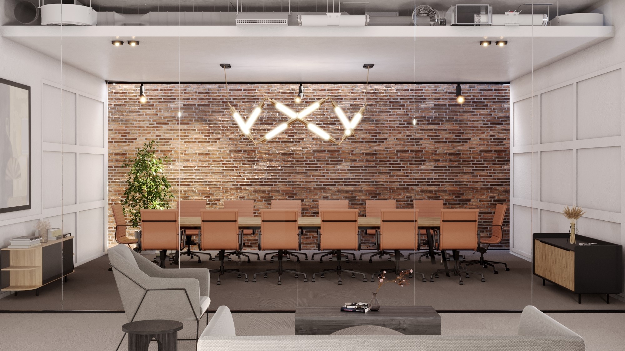 Topaz Design Hub boardroom render