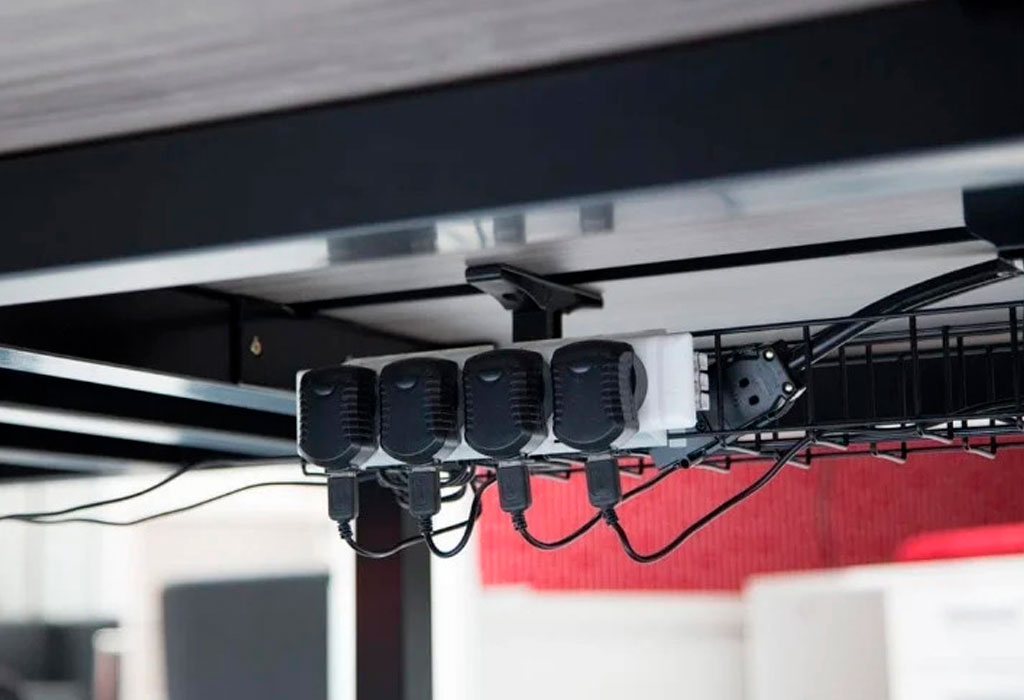 Desk cable organisers topaz