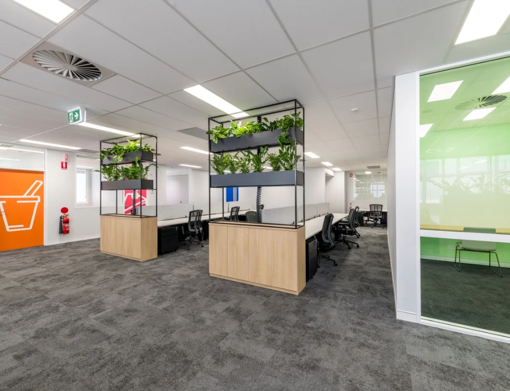 open plan area joinery topaz furniture