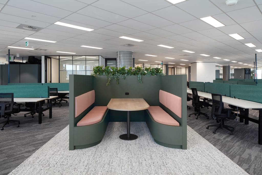 private and intimate work environment