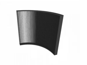 Curved Slat Feature Wall