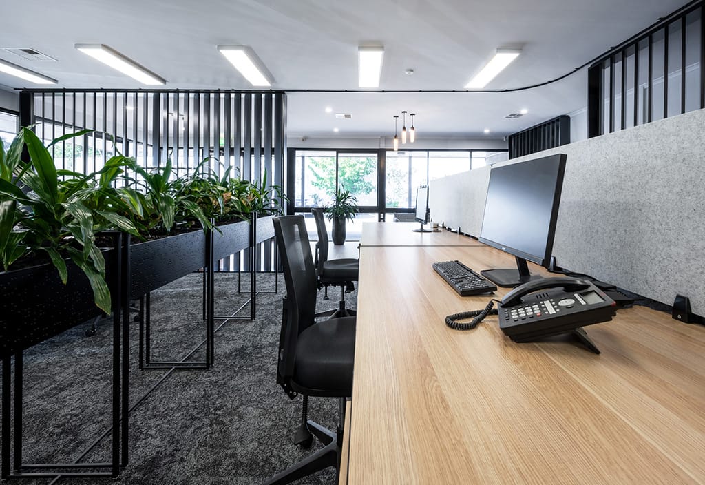 corporate environment into a culture inspired office