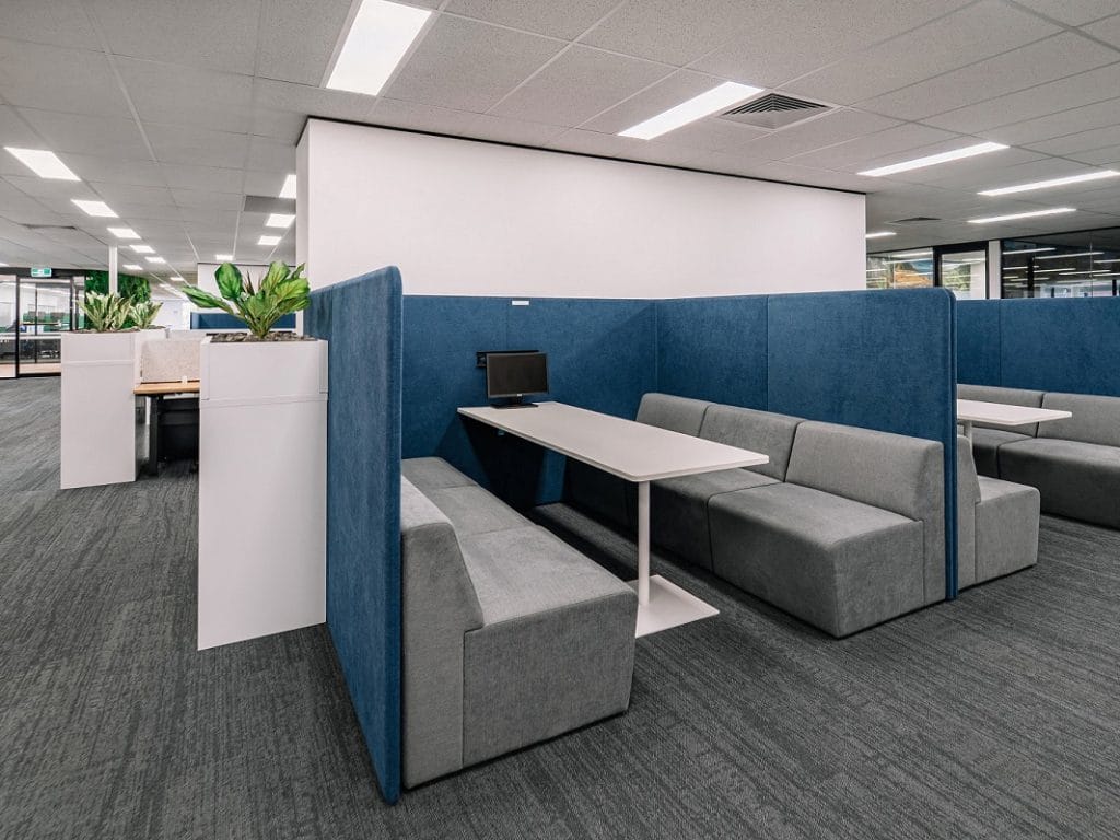 create an open-plan office layout designs